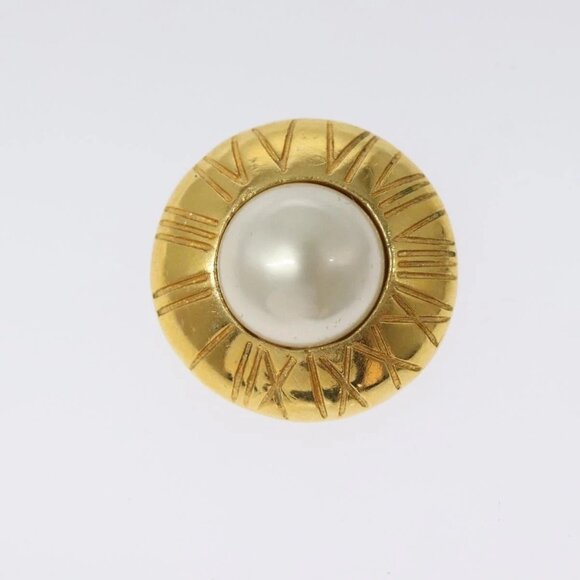 CHANEL Earring metal Gold CC Auth bs25494 - Picture 6 of 10